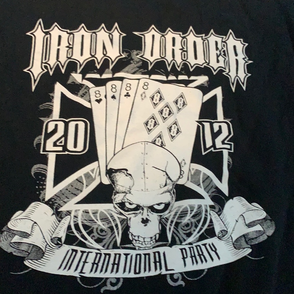 Biker t shirt motorcycle vintage xl men's